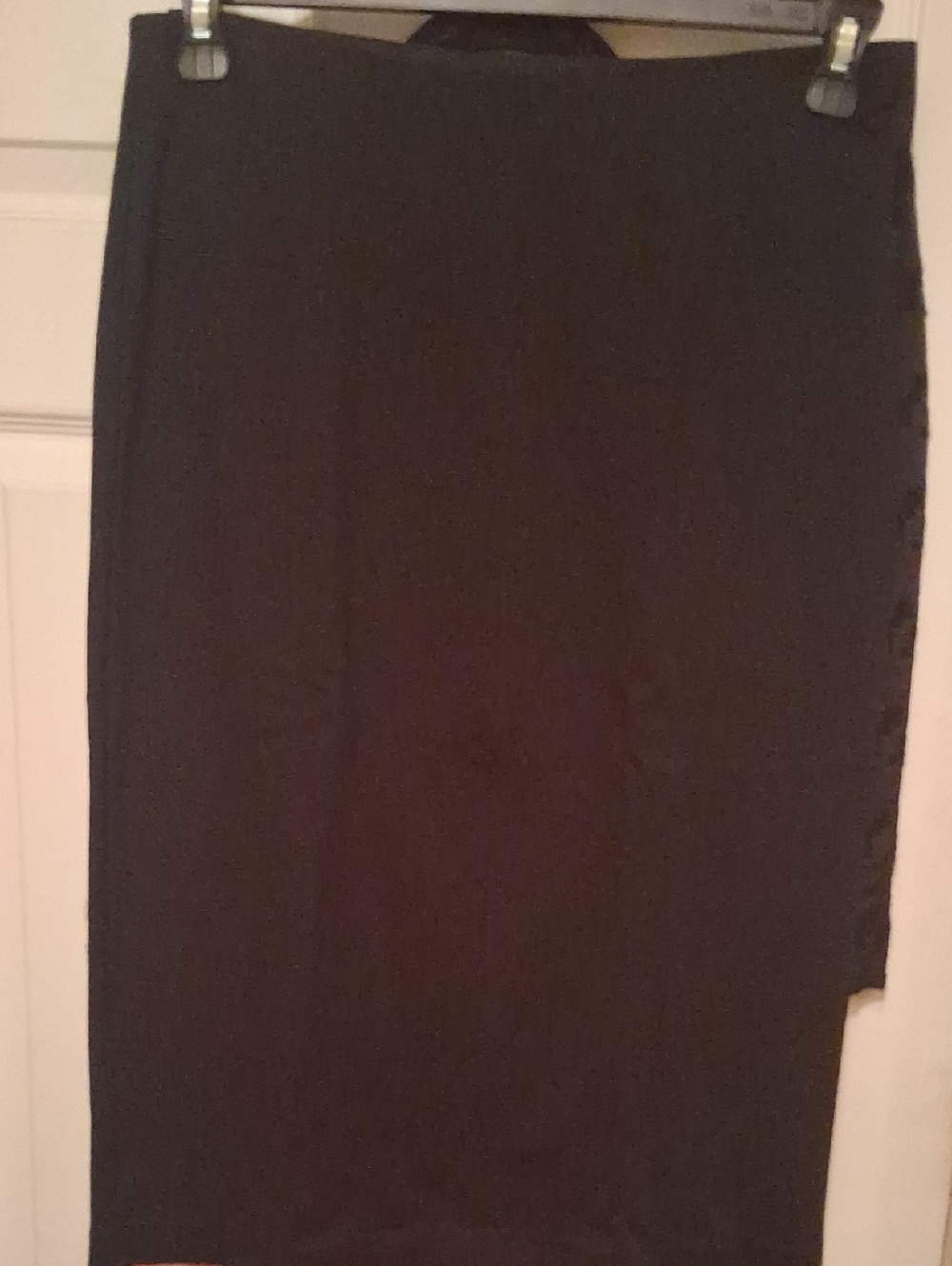 Zac & Rachel Black Pencil Skirt - Sleek Office Style M